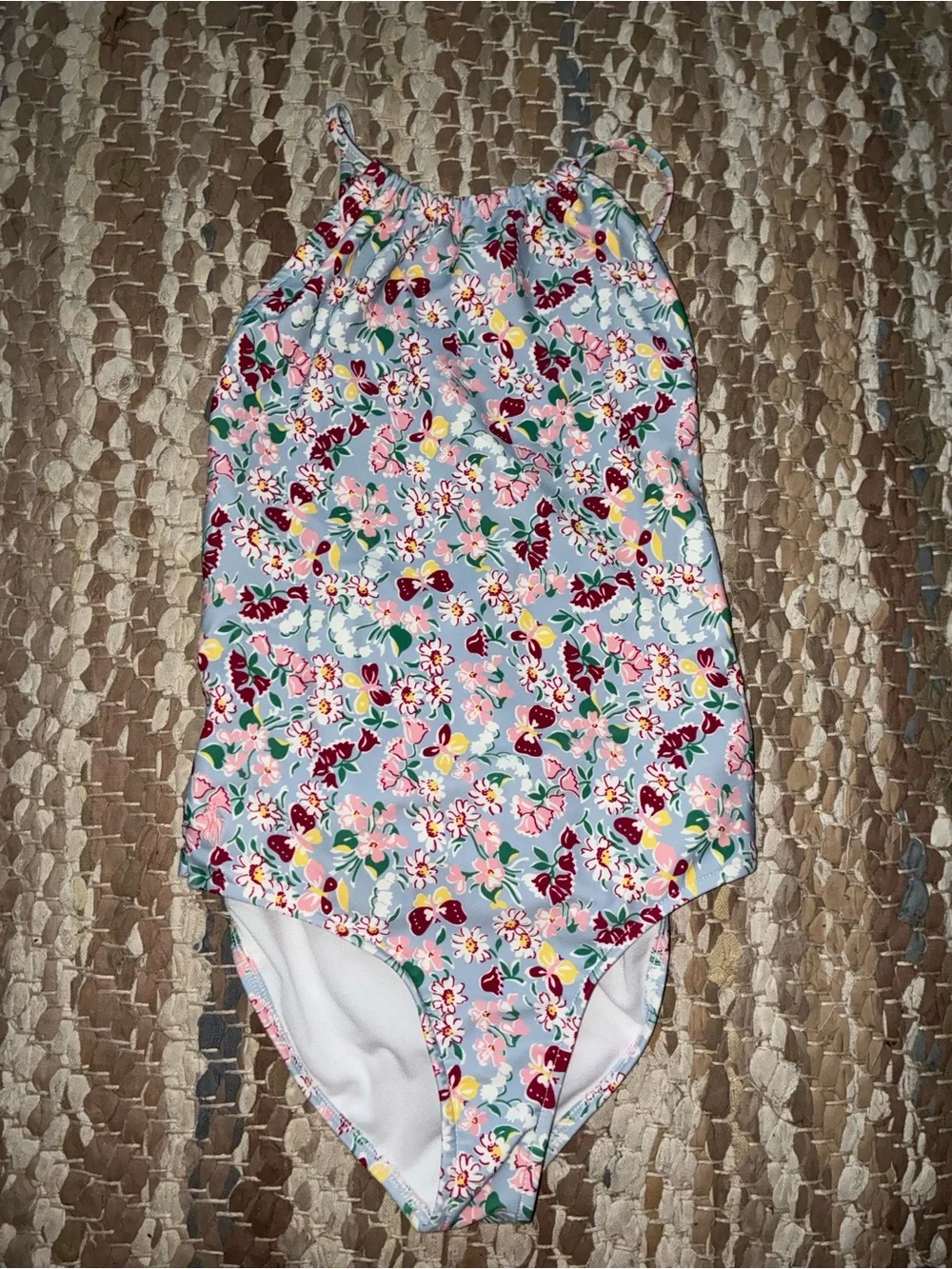 Polo by Ralph Lauren Light Pink Floral One-Piece Swimsuit